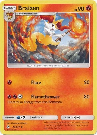 Braixen - 16/131 - Uncommon