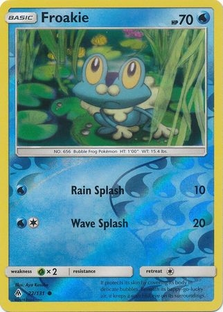 Froakie - 22/131 - Common Reverse Holo