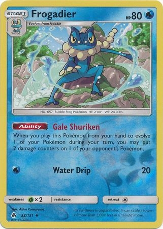 Frogadier - 23/131 - Uncommon Reverse Holo