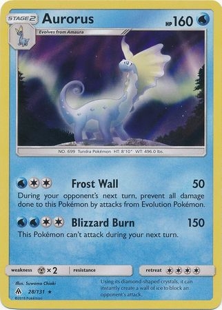 Aurorus - 28/131 - Holo Rare