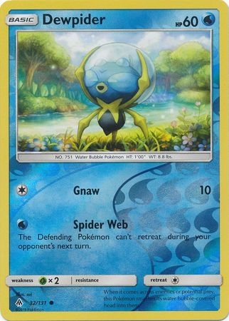 Dewpider - 32/131 - Common Reverse Holo