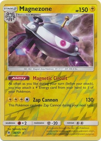 Magnezone - 36/131 - Holo Rare Reverse Holo