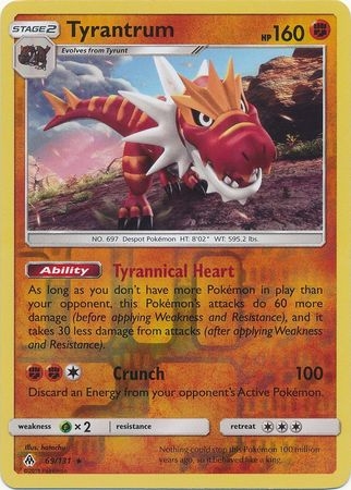 Tyrantrum - 69/131 - Holo Rare Reverse Holo