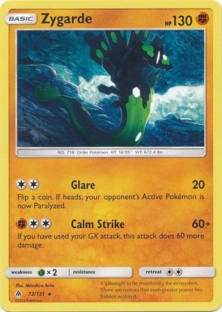 Zygarde - 72/131 - Rare