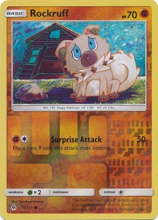 Rockruff - 75/131 - Common Reverse Holo