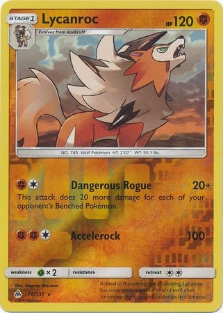 Lycanroc - 76/131 - Rare Reverse Holo