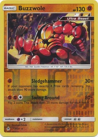 Buzzwole - 77/131 - Rare Reverse Holo