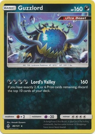 Guzzlord - 80/131 - Holo Rare Reverse Holo