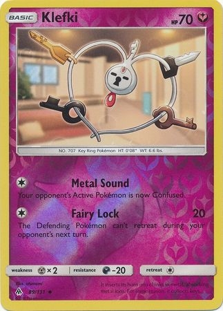 Klefki - 89/131 - Uncommon Reverse Holo