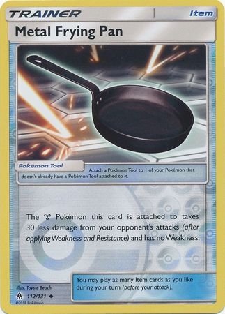 Metal Frying Pan - 112/131 - Uncommon Reverse Holo