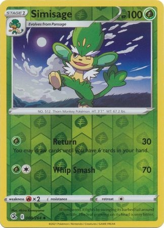 Simisage - 8/264 - Uncommon Reverse Holo