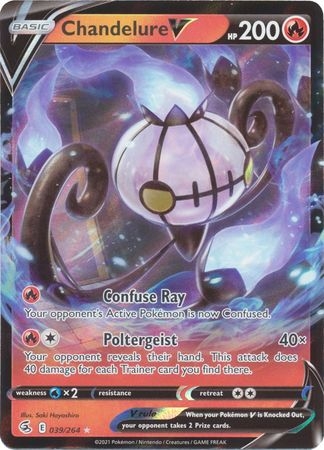 Chandelure V - 39/264 - Ultra Rare