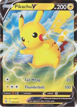 Pikachu V - 86/264 - Ultra Rare