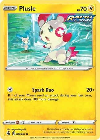 Plusle - 89/264 - Common