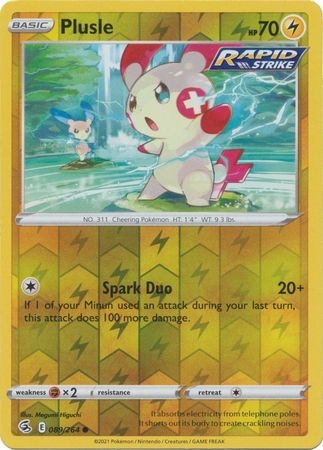 Plusle - 89/264 - Common Reverse Holo