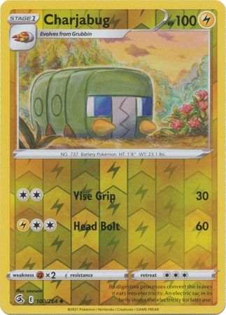 Charjabug - 100/264 - Uncommon Reverse Holo