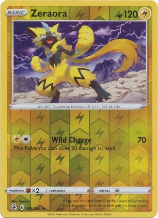 Zeraora - 102/264 - Rare Reverse Holo