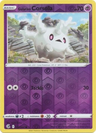 Galarian Corsola - 117/264 - Common Reverse Holo