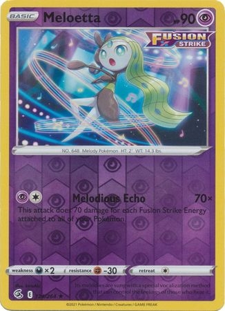 Meloetta - 124/264 - Rare Reverse Holo