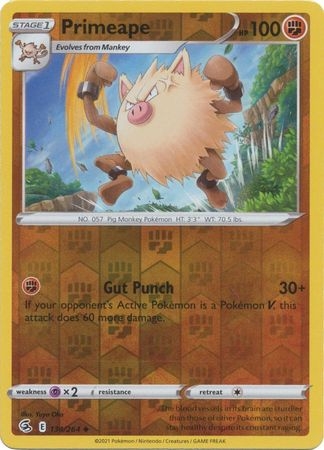 Primeape - 134/264 - Uncommon Reverse Holo