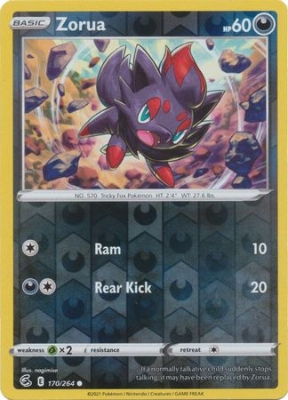 Zorua - 170/264 - Common Reverse Holo