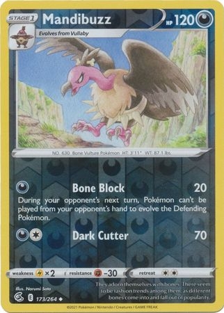 Mandibuzz - 173/264 - Uncommon Reverse Holo