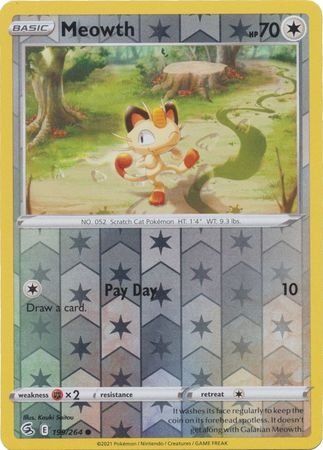 Meowth - 199/264 - Common Reverse Holo