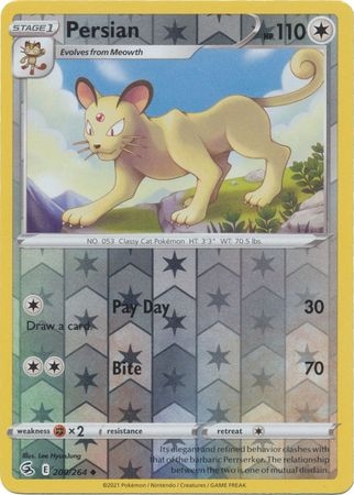 Persian - 200/264 - Uncommon Reverse Holo