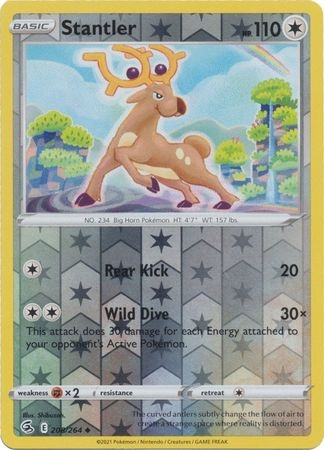 Stantler - 208/264 - Uncommon Reverse Holo