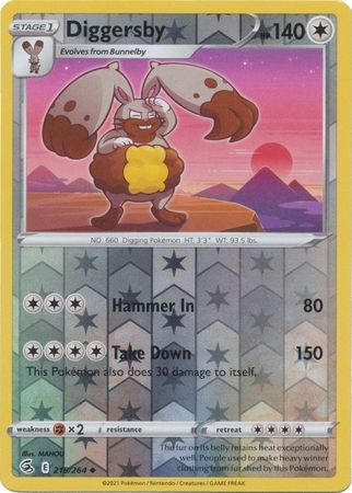 Diggersby - 215/264 - Uncommon Reverse Holo