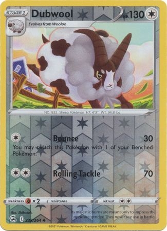 Dubwool - 223/264 - Common Reverse Holo