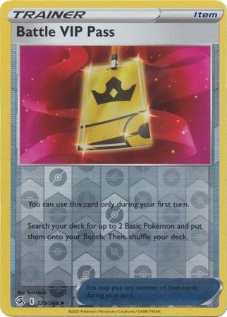 Battle VIP Pass - 225/264 - Uncommon Reverse Holo