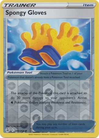 Spongy Gloves - 243/264 - Uncommon Reverse Holo