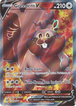 Greedent V - 256/264 - Full Art Ultra Rare