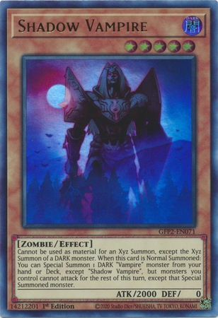 Shadow Vampire - GFP2-EN071 - Ultra Rare 1st Edition