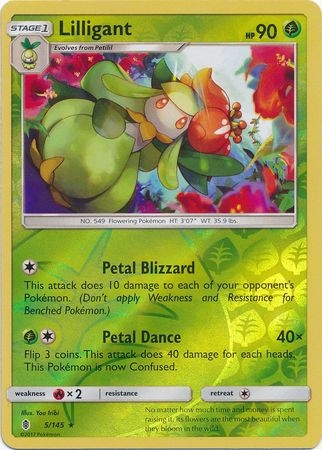 Lilligant - 5/145 - Rare Reverse Holo