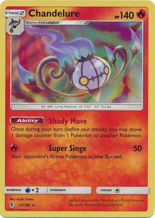 Chandelure - 13/145 - Holo Rare