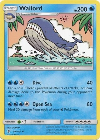 Wailord - 30/145 - Rare