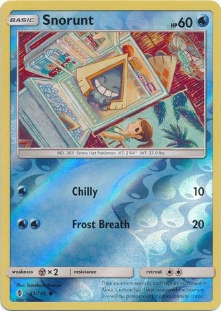 Snorunt - 31/145 - Common Reverse Holo