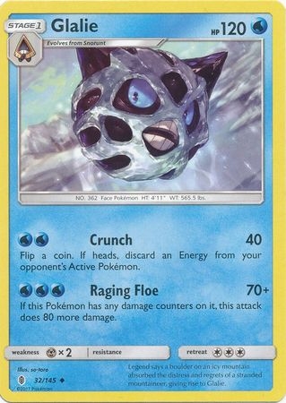 Glalie - 32/145 - Uncommon