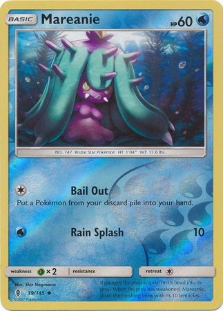 Mareanie - 39/145 - Uncommon Reverse Holo