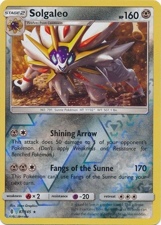 Solgaleo - 87/145 - Rare Reverse Holo