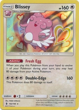 Blissey - 102/145 - Holo Rare