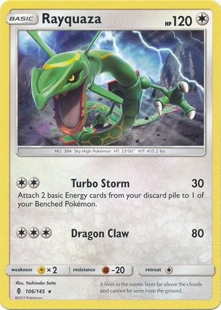 Rayquaza - 106/145 - Rare