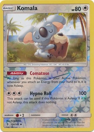 Komala - 114/145 - Uncommon Reverse Holo