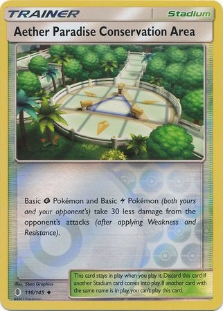 Aether Paradise Conservation Area - 116/145 - Uncommon Reverse Holo