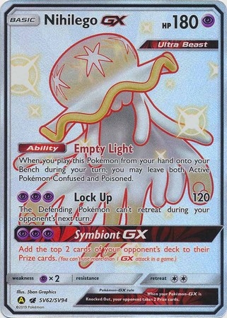 Nihilego GX - SV62/SV94 - Shiny Ultra Rare