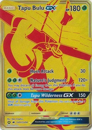 Tapu Bulu GX - SV91/SV94 - Gold Secret