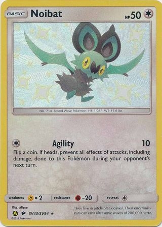 Noibat - SV43/SV94 - Shiny Rare