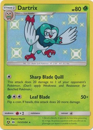 Dartrix - SV3/SV94 - Shiny Rare